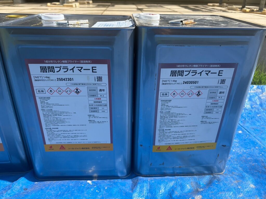 使用材料<br />
→専用プライマー材料